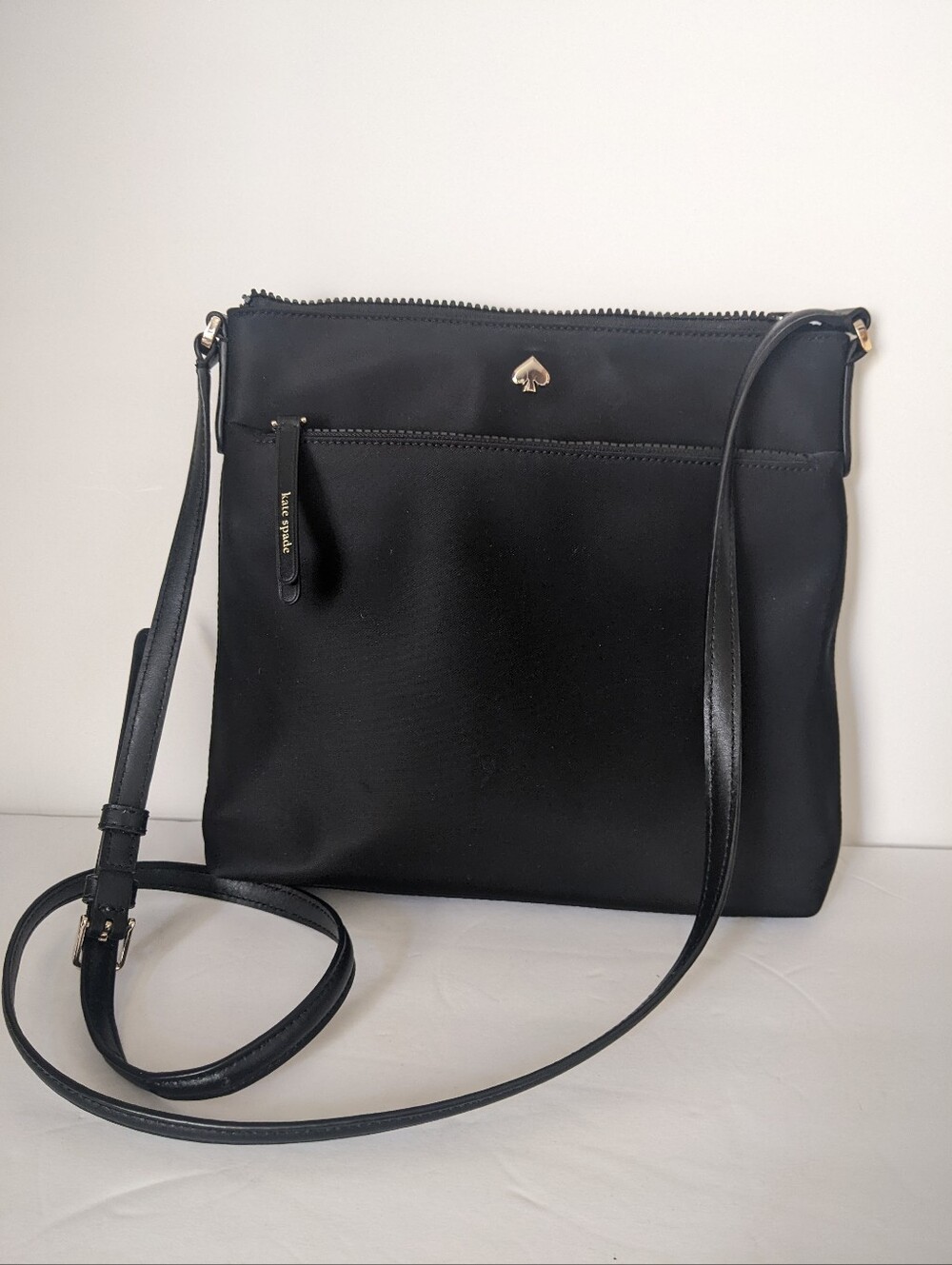 Kate Spade Jae Crossbody Black Nylon Bag Purse